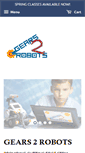 Mobile Screenshot of gears2robots.com